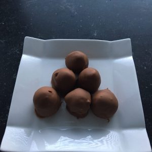 Slagroom truffels met karamel chocolade 18 stuks