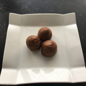 Slagroom truffels met karamel chocolade 12 stuks