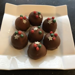 Kerst Praliné slagroomtruffels 18 stuks