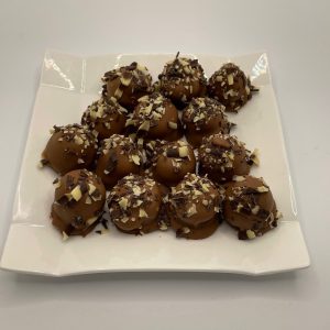 Speculaas-slagroomtruffels melk chocolade 12 stuks