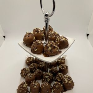Speculaas-slagroomtruffels melkchocolade 27 stuks