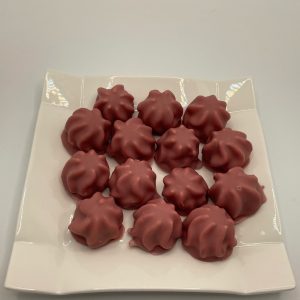 Roze chocolade slagoomtruffels 12 stuks