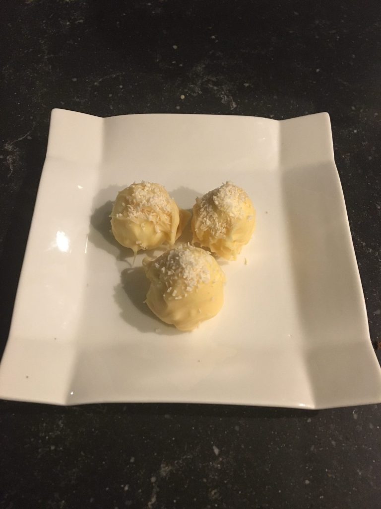 Pinacolada truffels