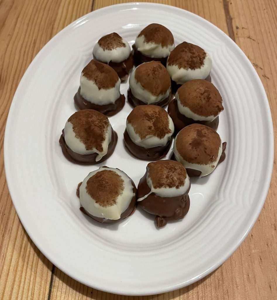 Tiramisu slagroomtruffels