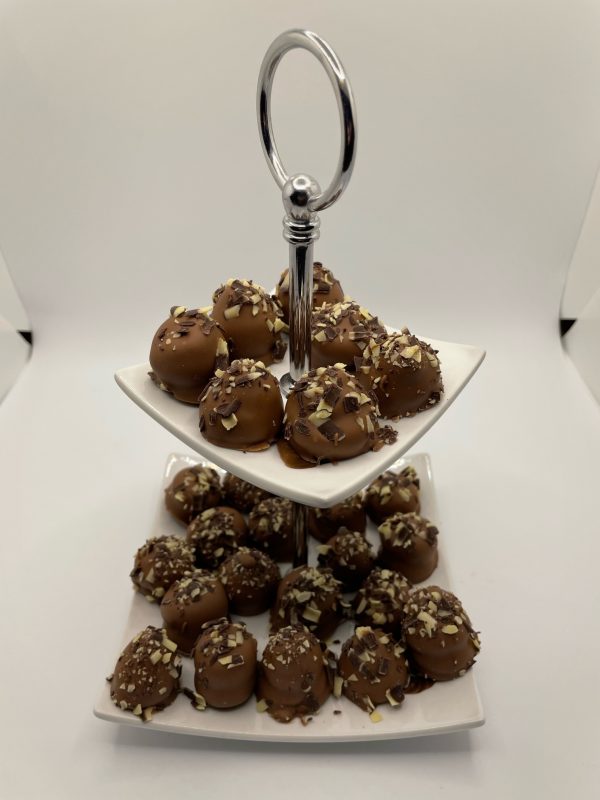 Speculaas-slagroomtruffels melkchocolade 27 stuks